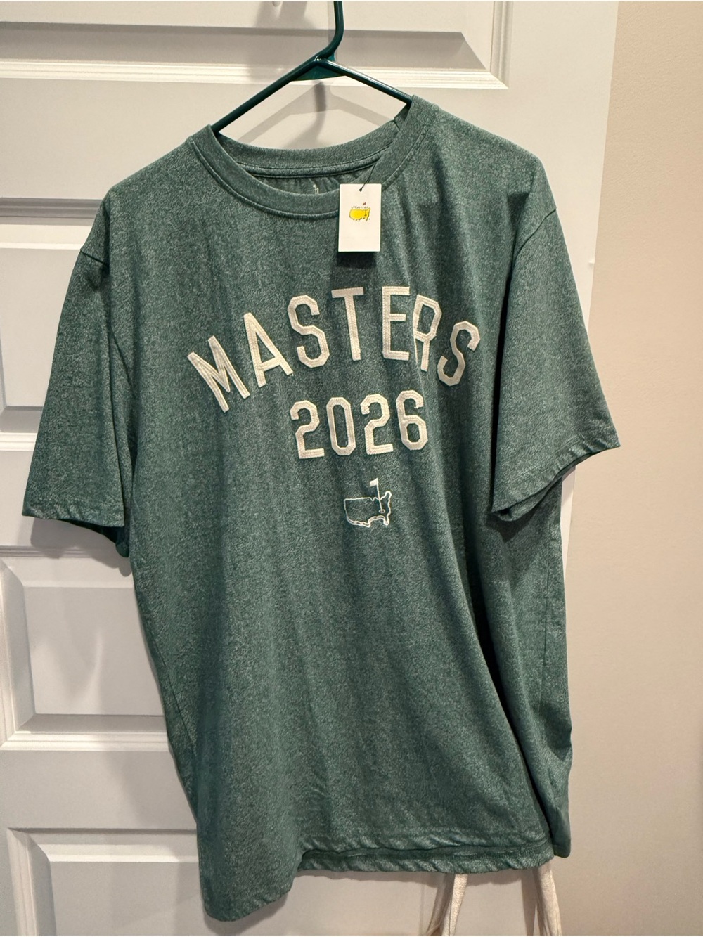 Masters 2026 Men's Heather Green Short Sleeve Tee